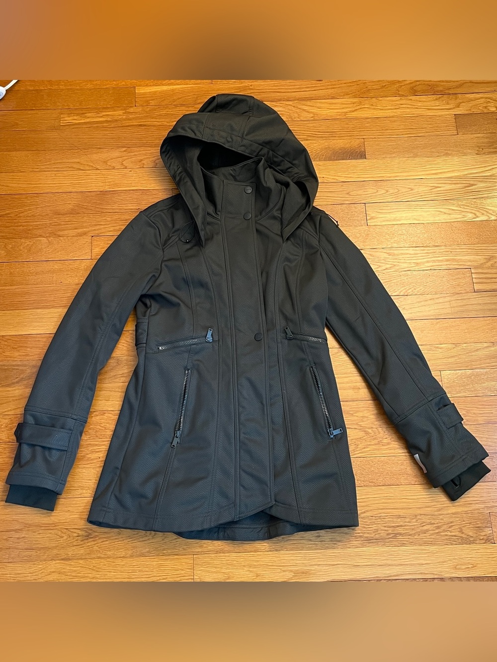 Zella Dark Green Coat Size M